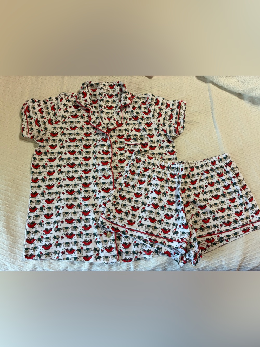 Roller Rabbit holiday pj set